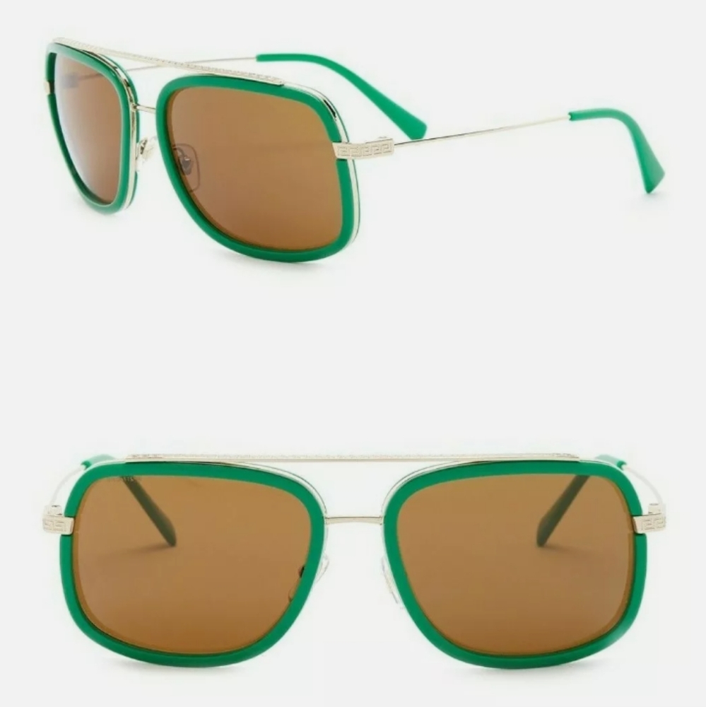New Versace green sunglasses